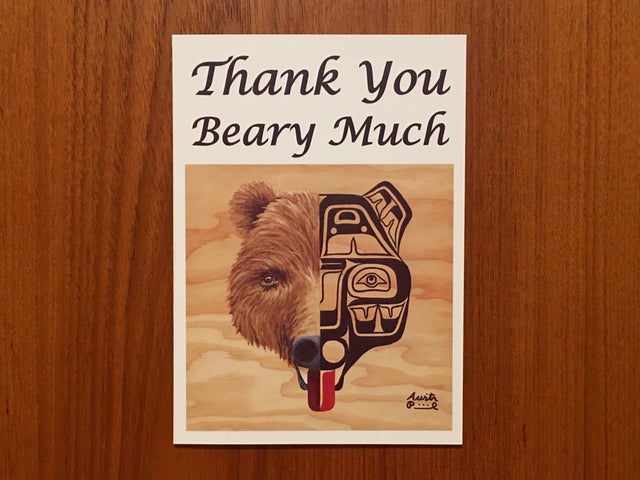 Austin Picinich Thank You Beary Much Greeting Cards